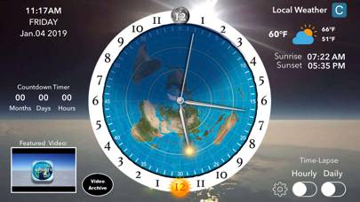 Flat Earth Sun, Moon & Zodiac Captura de pantalla de la aplicación #4
