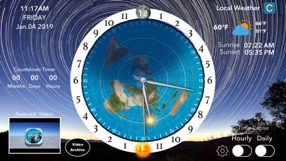 Flat Earth Sun, Moon & Zodiac Schermata dell'app #6