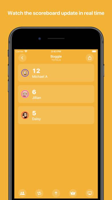 Scorecard: Point Tracker App skärmdump #3