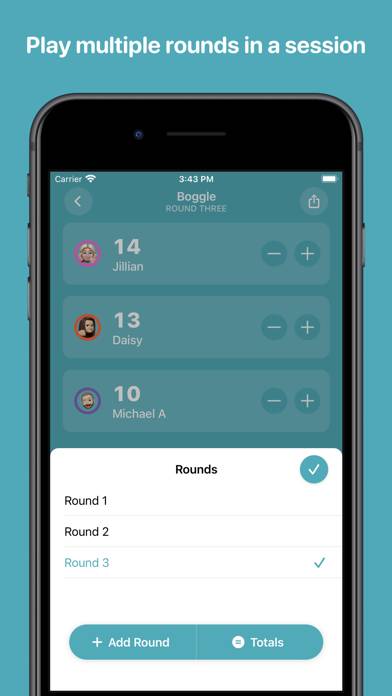 Scorecard: Point Tracker App skärmdump #5