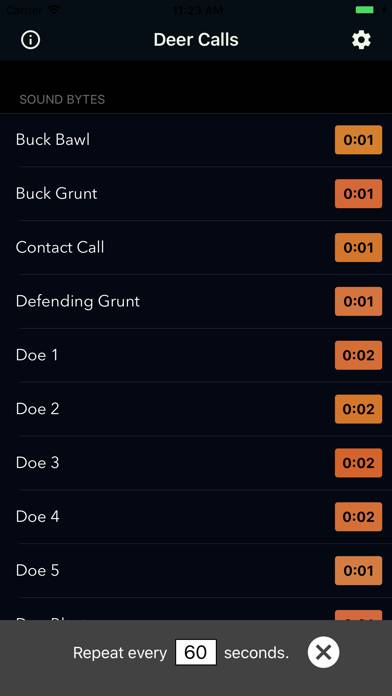 Deer Calls & Hunting Sounds App screenshot #1