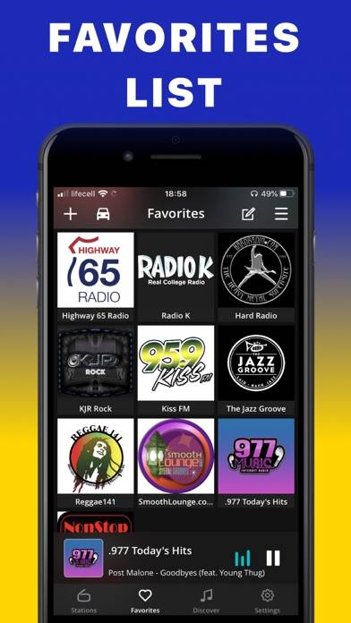 FM Radio Tuner live Player app App skärmdump #4