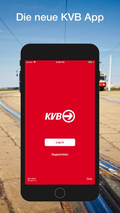 KVB-App screenshot