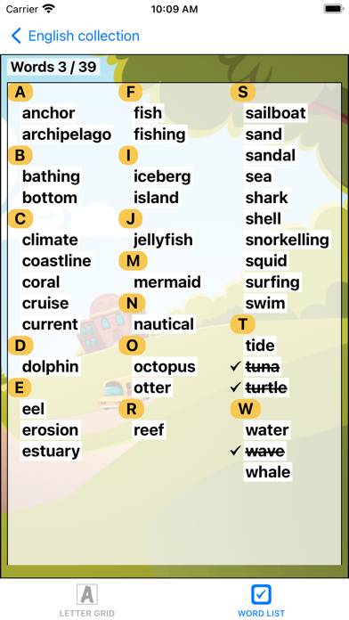Word Search & Definition (DX) game screenshot