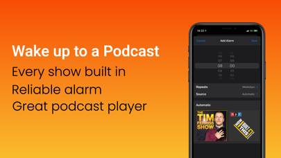 Podcast Alarm App skärmdump #1