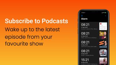 Podcast Alarm App skärmdump #2