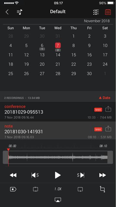 AVR X PRO Schermata dell'app