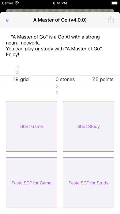 A Master of Go App screenshot #1