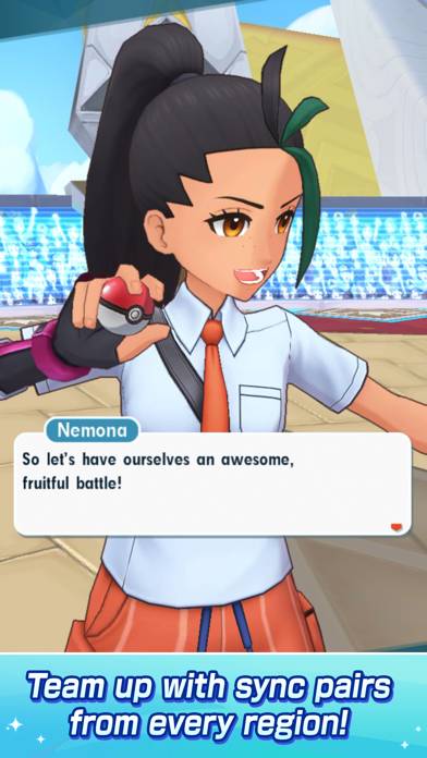 Pokémon Masters EX Captura de pantalla de la aplicación #1