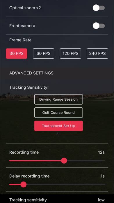 Golf Shot Camera immagine dello schermo