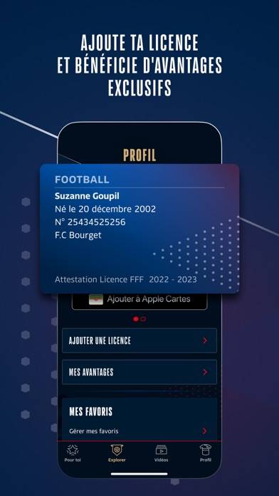 MyFFF | Équipes & Compétitions App preview #5