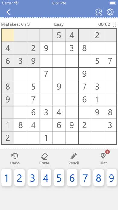 Sudoku App skärmdump #1