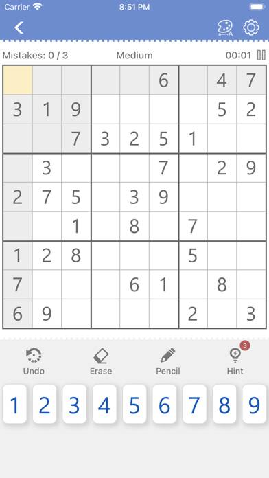Sudoku Captura de pantalla de la aplicación #2
