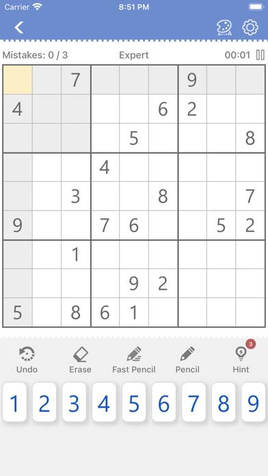 Sudoku Captura de pantalla de la aplicación #4