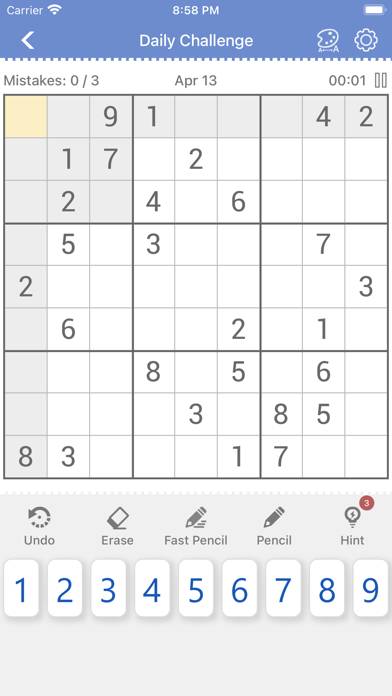 Sudoku Uygulama ekran görüntüsü #5
