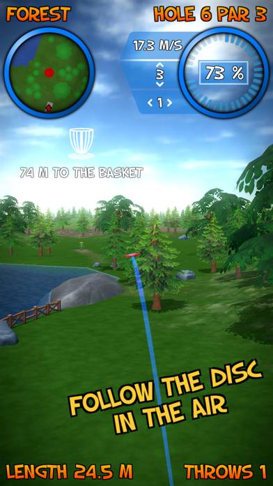 Disc Golf Challenge App skärmdump #4
