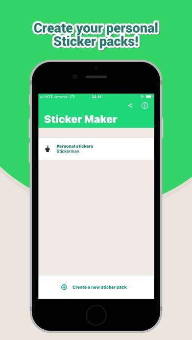 Sticker Maker Studio Schermata dell'app #1
