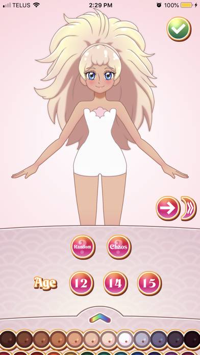 Glitter Cure Anime Dress Up Captura de pantalla de la aplicación #1