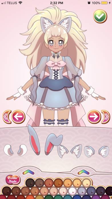 Glitter Cure Anime Dress Up App screenshot #3