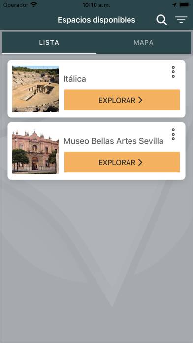 EspaciosCultur@ App screenshot