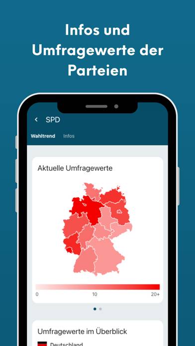 PolitPro Politik & Wahltrends App-Screenshot