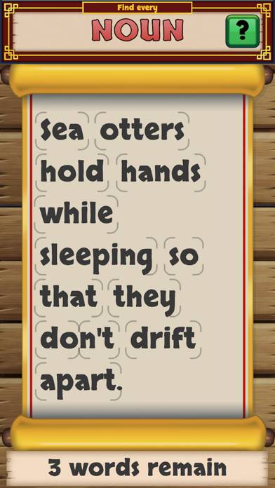 Grammar Ninja game screenshot