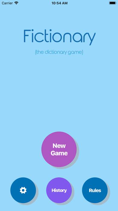 Fictionary Game App screenshot #1