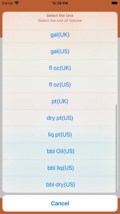 Volume Units Converter App screenshot #4
