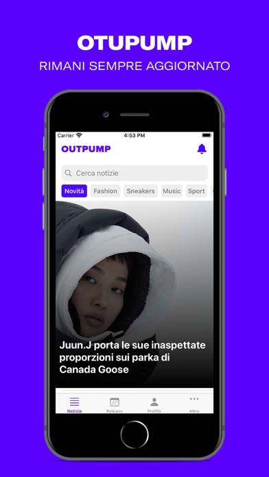 Outpump App screenshot #1