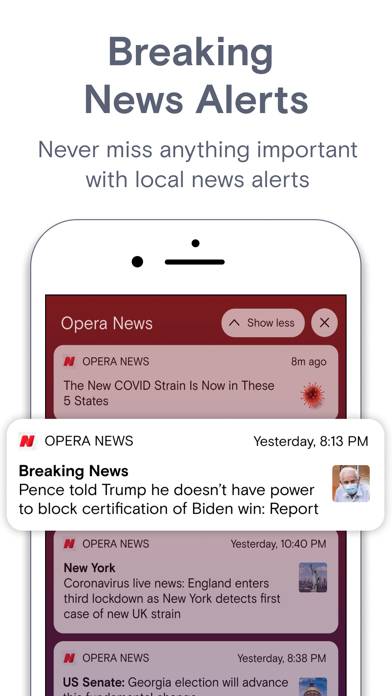 Opera News: Breaking & Local Captura de pantalla de la aplicación #4