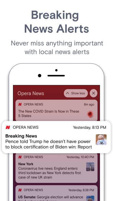 Opera News: Breaking & Local App screenshot