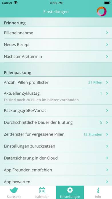 Pill Reminder plus DE App-Screenshot