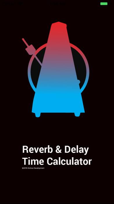 Reverb & Delay Time Calculator Captura de pantalla de la aplicación #2