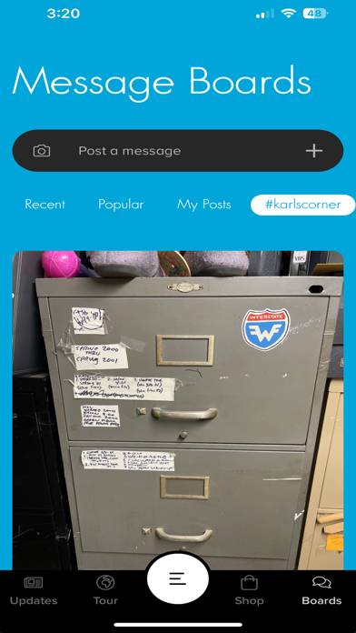 Weezer Fan Club App screenshot