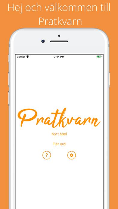 Pratkvarn - med andra ord skärmdump