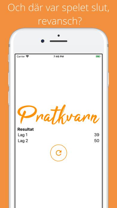 Pratkvarn skärmdump av spelet
