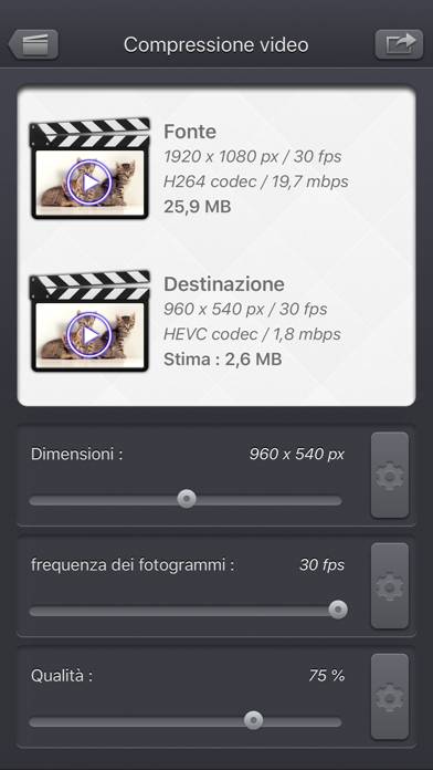 Video Compressor Schermata dell'app #1
