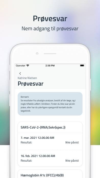 Min Læge App skärmdump
