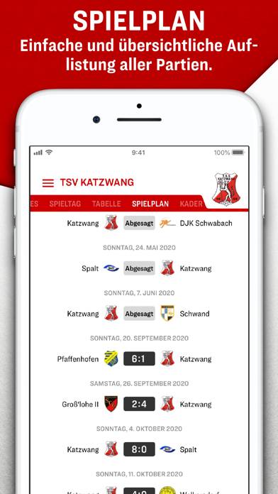 Kicker Vereinsheim App-Screenshot