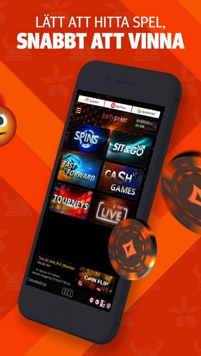 Partypoker: Spela Poker Online App skärmdump #3