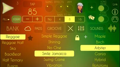 Reggae Drummer Captura de pantalla de la aplicación #1