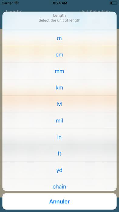 Length-Units Converter Capture d'écran de l'application