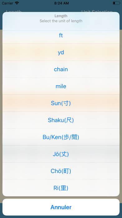 Length-Units Converter Capture d'écran de l'application