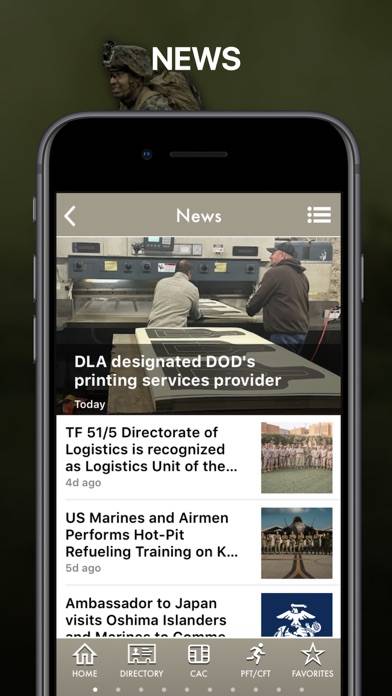 USMC Reserve Connect App screenshot