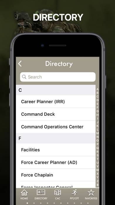 USMC Reserve Connect App screenshot