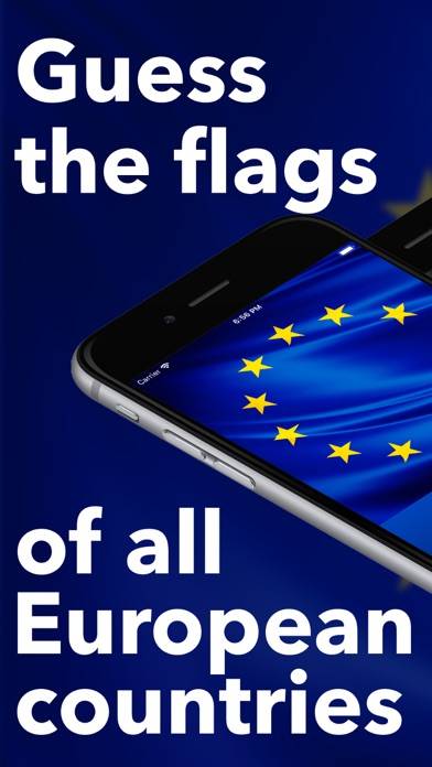 Countries of Europe Flags Quiz Schermata dell'app #1