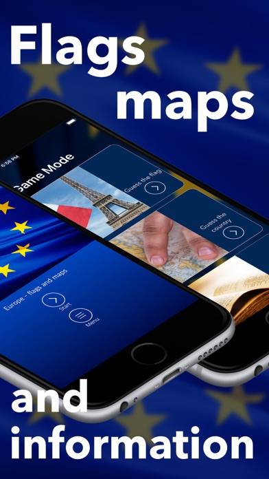 Countries of Europe Flags Quiz App screenshot #2