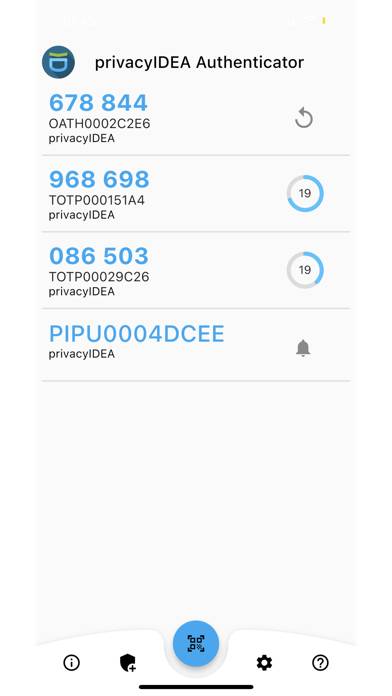 PrivacyIDEA Authenticator App-Screenshot #2