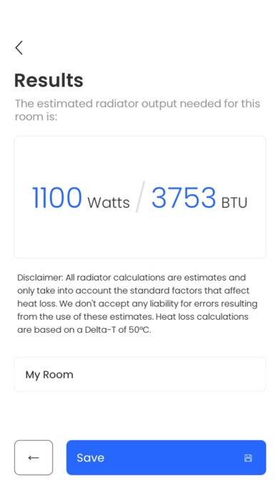 Radiator Calculator Schermata dell'app #5