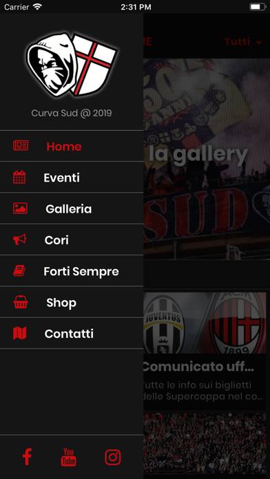 Curva Sud Milano Schermata dell'app #2
